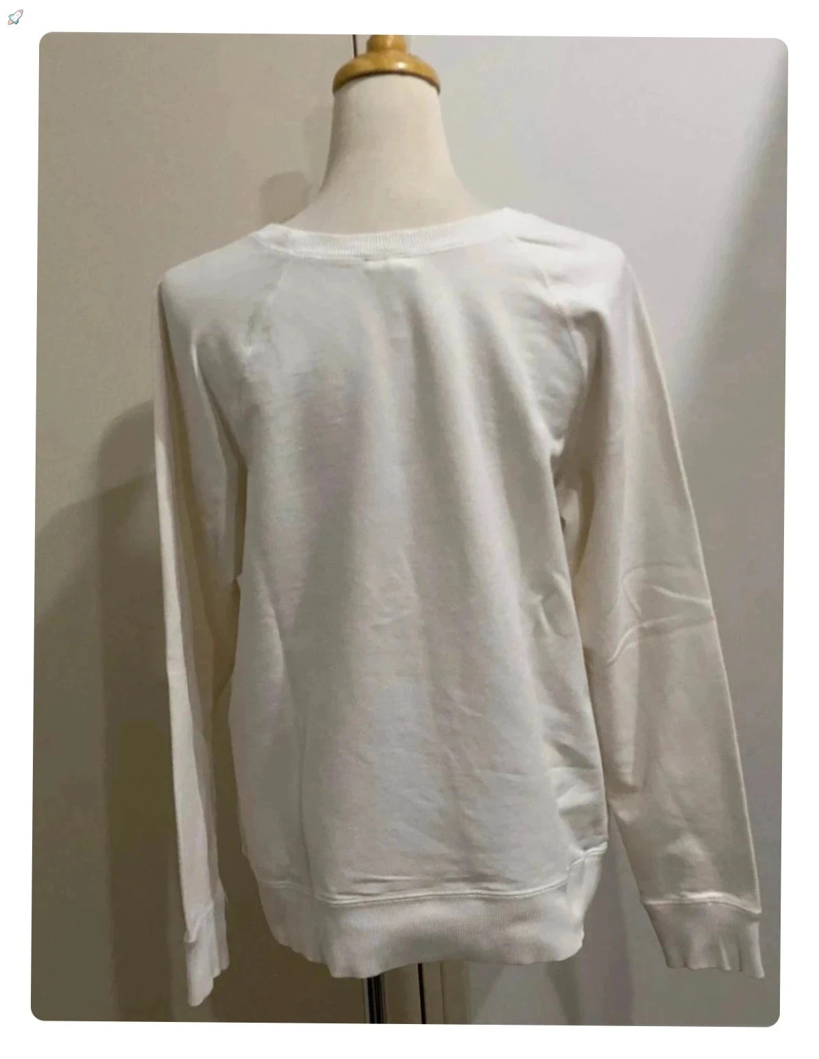Sudadera de corte cómodo Domyos talla L blanco roto – photo 4